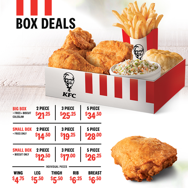 Kfc menu KFC Menu